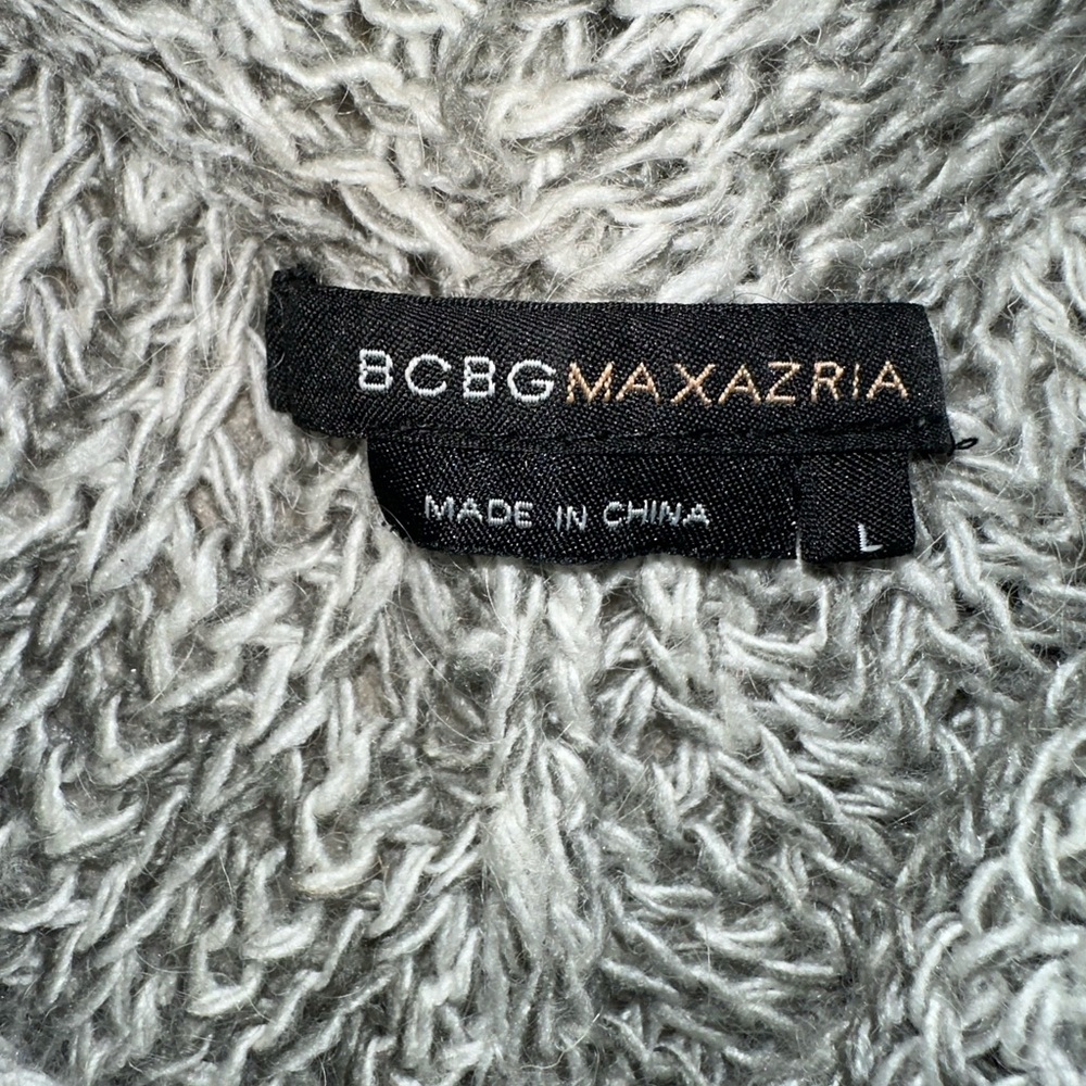 cute and cozy shirt sleeve sweater by BCBG